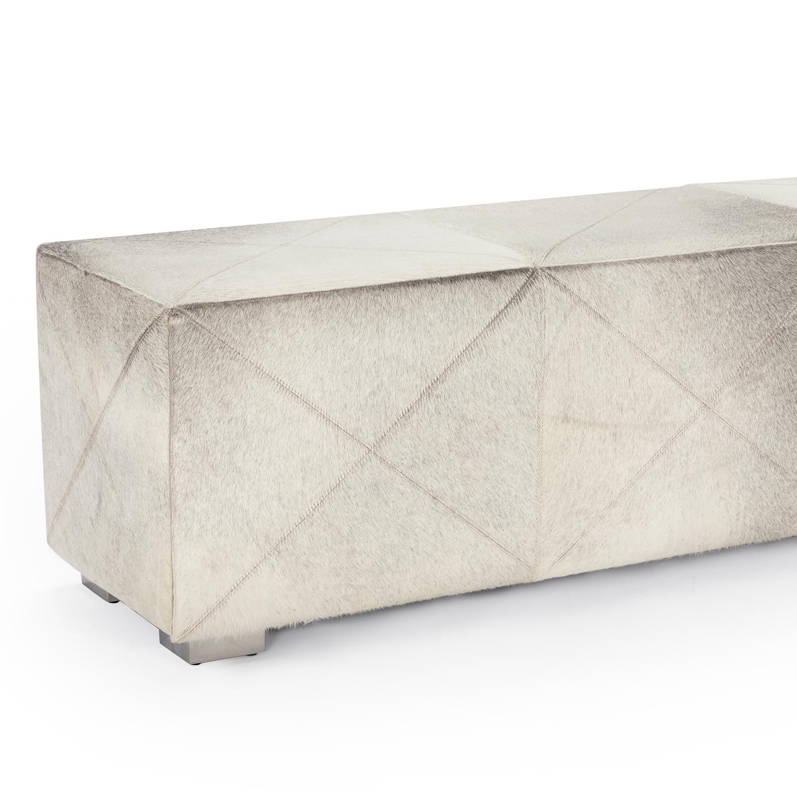 Brooks Hair on Hide Bench | Regina Andrew Detroit